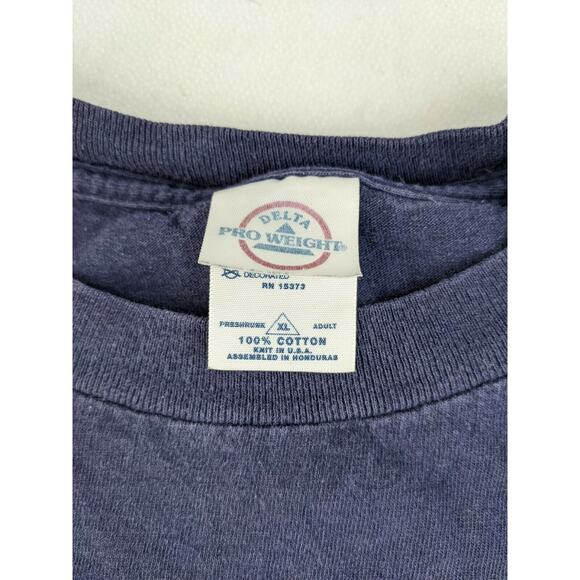 Delta Pro Weight Wrigley Field T Shirt Size XL Blue Graphic Baseball Chicago - Picture 9 of 9
